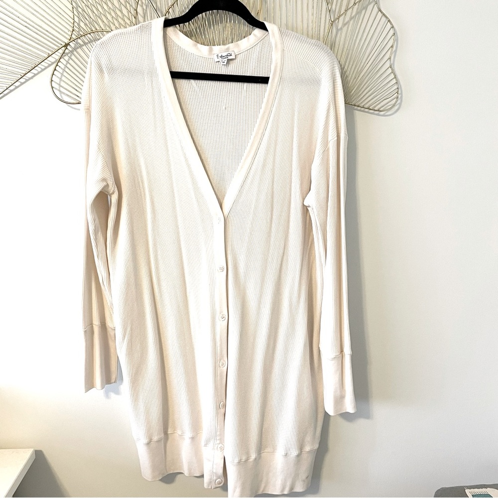 Splendid Long Thermal Cardigan